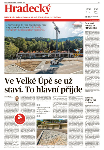 Construction has already begun in Velká Úpa. The main event is still to come
